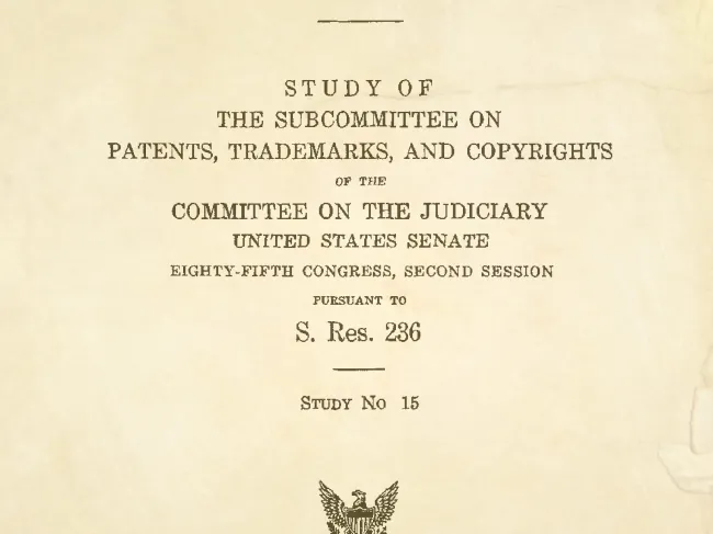 An Economic Review of the Patent System